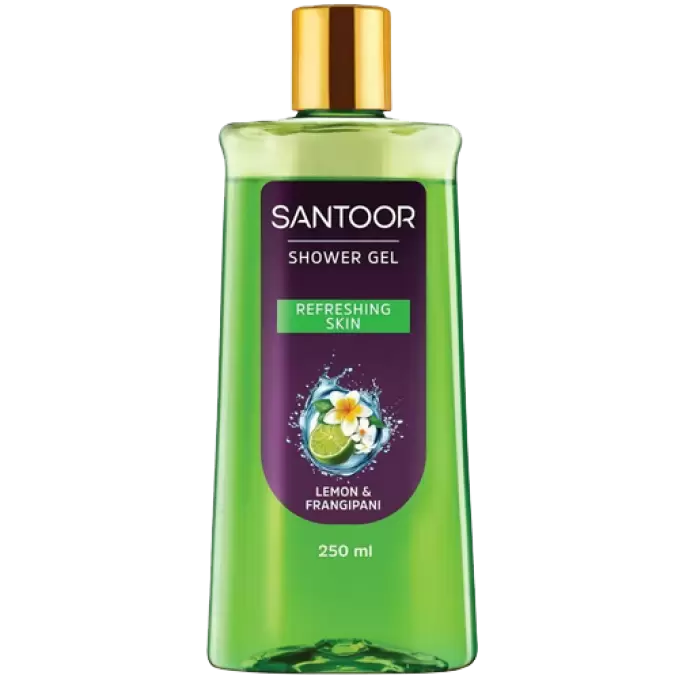 SANTOOR SHOWER GEL LEMON&FRANGIPANI  250 ml
