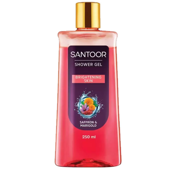 SANTOOR SHOWER GEL SAFFRON&MARI GOLD  250 ml
