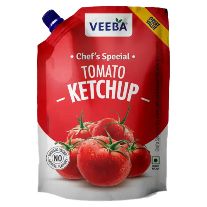 VEEBA TOMATO KETCHUP 900G POUCH 900 gm