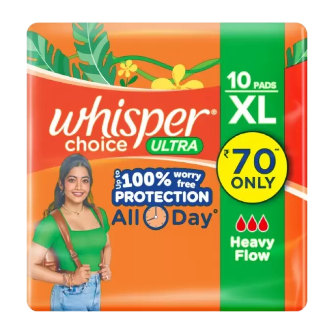 WHISPER CHOICE ULTRA XL 10PADS 10 Nos
