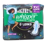 WHISPER ULTRA BINDAZZ NIGHT XL 15Nos