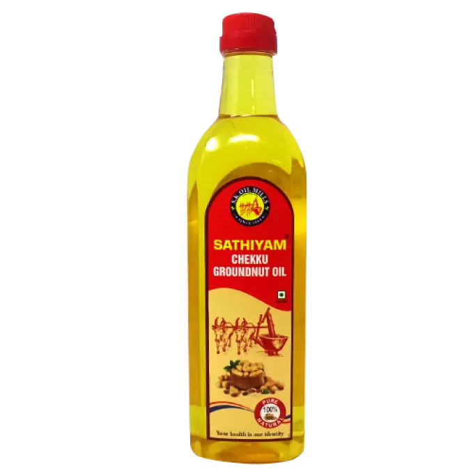 SATHIYAM CHEKKU GROUNDNUT OIL 1LTR 1 l