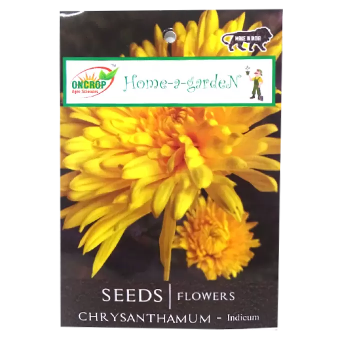 ONCROP CHRYSANTHAMUM FLOWERS SEEDS 1N 1 Nos