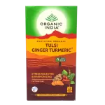 Organic india tulsi ginger turmeric tea bags 25n