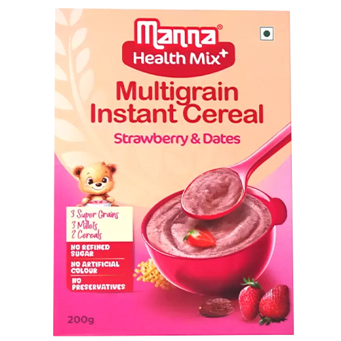 MANNA MULTIGRAIN STRAWBERRY & DATES 200GM 200 gm