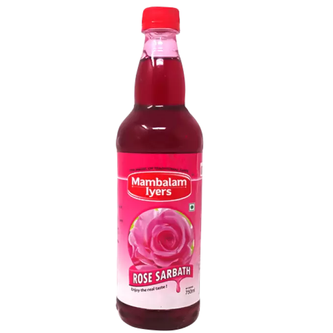 MAMBALAM IYERS ROSE SARBATH 750ML 750 ml