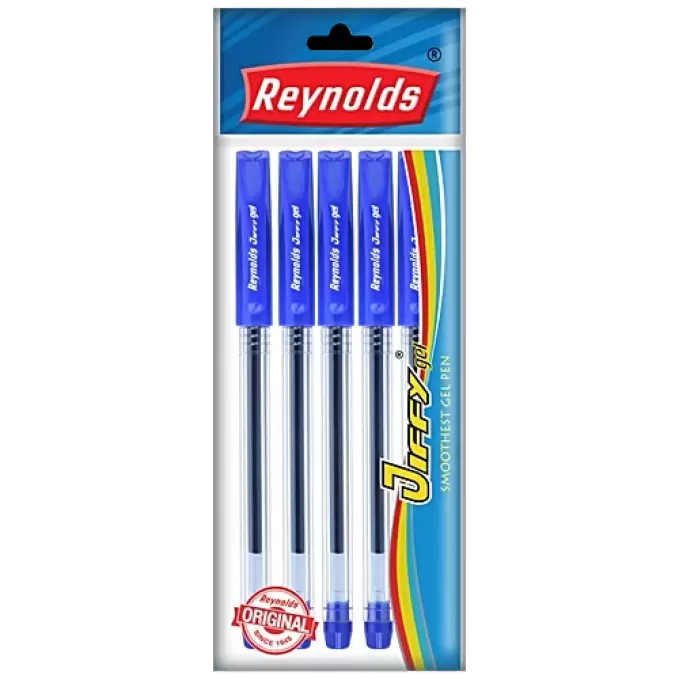 REYNOLDS JIFFY GEL PEN 5 S PACK 5 Nos