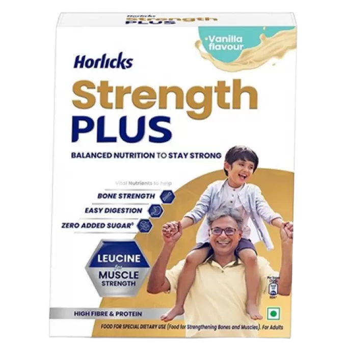 HORLICKS STRENGTH PLUS VANILLA 350g 350 gm