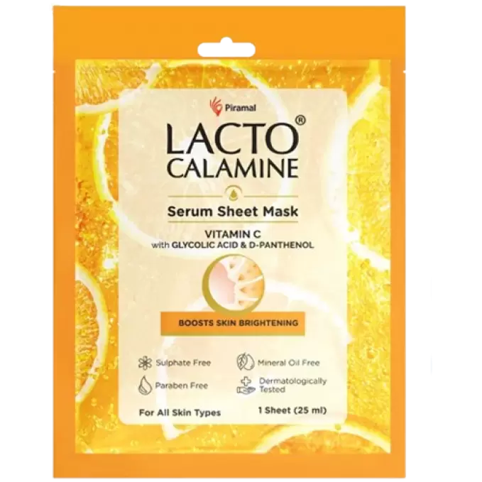 LACTO CALAMINE VITAMIN C SERUM SHEET MASK 25ml 25 ml