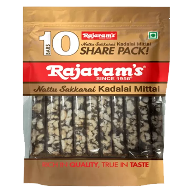 RAJARAMS NATTU SAKKARAI KADALAI MITTAI 250GM 250 gm